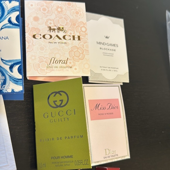 Perfume samples set x14 dior jo malone dolce gabbana miss dior coach kenzo - Picture 4 of 15